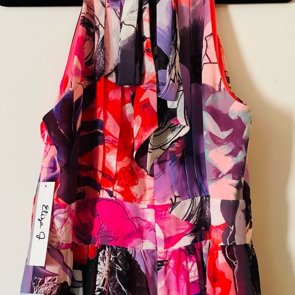 Eliza J Floral Chiffon Halter Maxi Dress✨🌷 - Picture 12 of 16